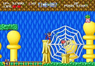 Blue's Journey screenshot 8 for Neo Geo